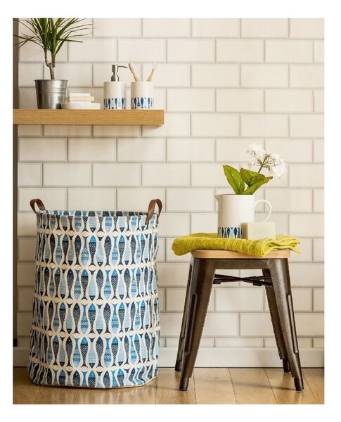 Cesto portabiancheria in tessuto da 54 l Pisces - Premier Housewares