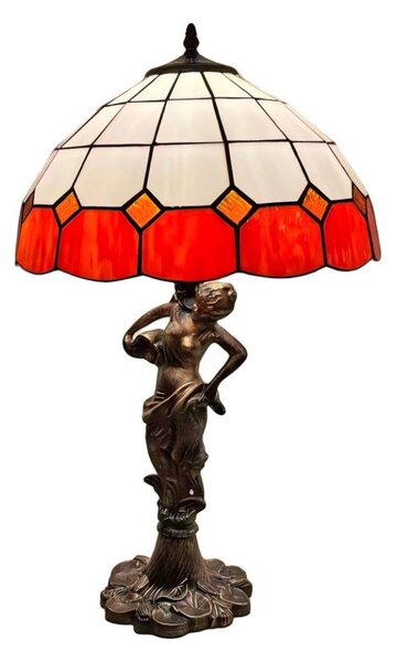 Brilagi - Lampada da tavolo in vetro Tiffany SIENNA 1xE27/60W/230V