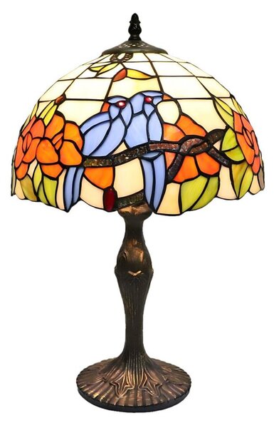 Brilagi - Lampada da tavolo in vetro Tiffany JUNGLE 1xE27/60W/230V