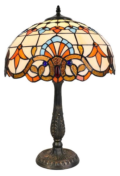 Brilagi - Lampada da tavolo in stile Tiffany MIRABELLA 2xE27/60W/230V