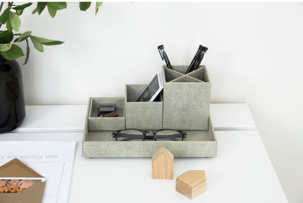 Organizzatore da tavolo 4 pezzi beige Lena - Bigso Box of Sweden