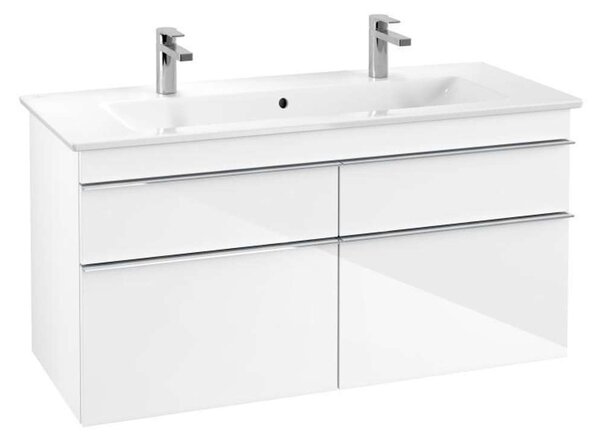 Villeroy & Boch Venticello - Mobile da lavabo, 1153x590x502 mm, 4 cassetti, Glossy White A92901DH