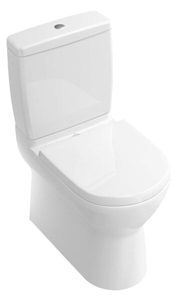 Villeroy & Boch O.novo - WC monoblocco, scarico Vario, CeramicPlus, bianco alpino 565810R1