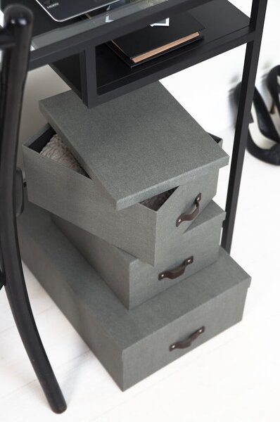 Scatole portaoggetti con coperchio in set da 3 Inge - Bigso Box of Sweden