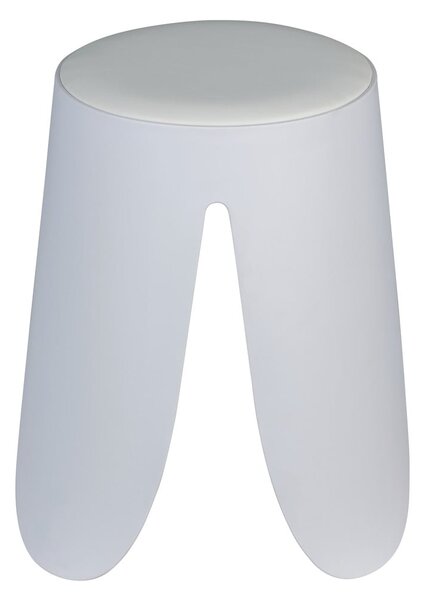 Sgabello in plastica bianco Comiso - Wenko
