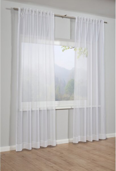 Tenda bianca 245x300 cm Voile Uni - Gardinia