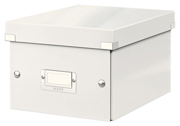 Scatola di cartone bianca con coperchio 22x28x16 cm Click&Store - Leitz
