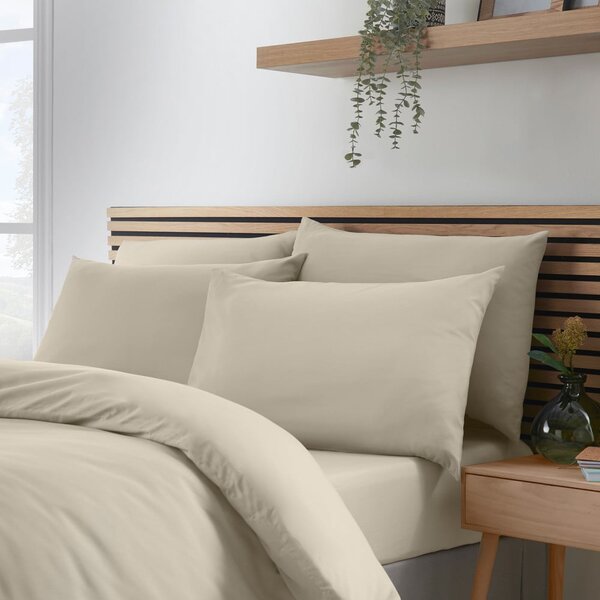 Biancheria da letto singola beige 135x200 cm So Soft Easy Iron - Catherine Lansfield