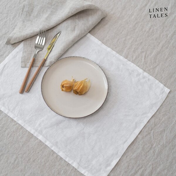Tovaglietta di stoffa 35x45 cm White - Linen Tales