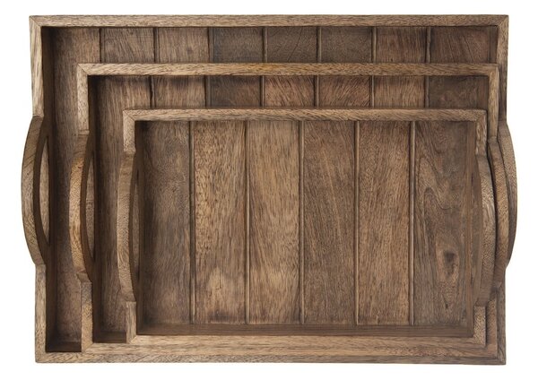 Vassoio da portata in legno 20,5x30,5 cm Mango - Orion