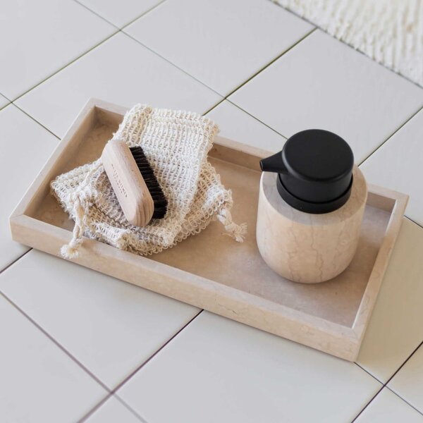 Dispenser di sapone in marmo crema 200 ml Marble - Mette Ditmer Denmark
