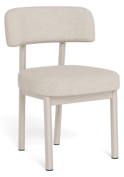 Sedia imbottita TORAY Beige (Apia 453) / struttura cashmere
