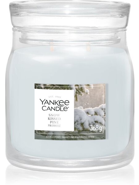 Yankee Candle Snow Kissed Pine candela profumata 368 g