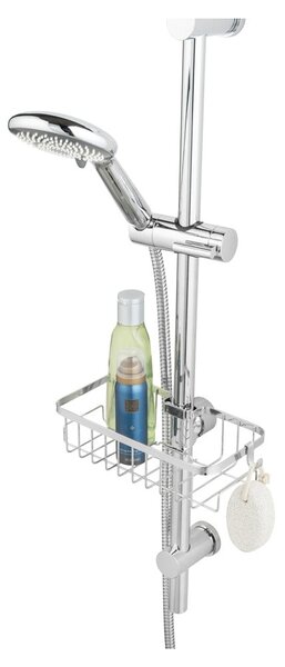 Mensola da bagno autoportante in acciaio inox in colore argento Floresta - Wenko