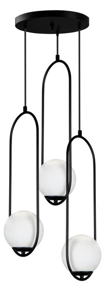 Apparecchio a sospensione nero , altezza 146 cm Arch - Squid Lighting