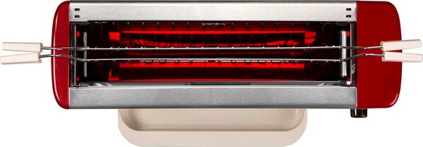 Ariete Bistecchiera Griglia Verticale Potenza 1300 Watt Timer 30 min Vaschetta raccogli Grasso - Steak House Grill 730