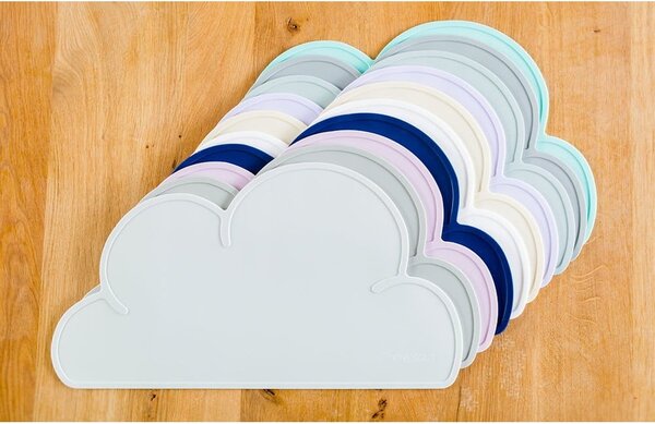 Tovaglietta in silicone grigio scuro Cloud, 49 x 27 cm - Kindsgut