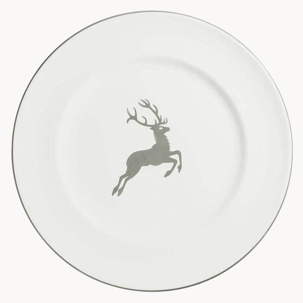 Piatto piano fatto a mano Grauer Hirsch