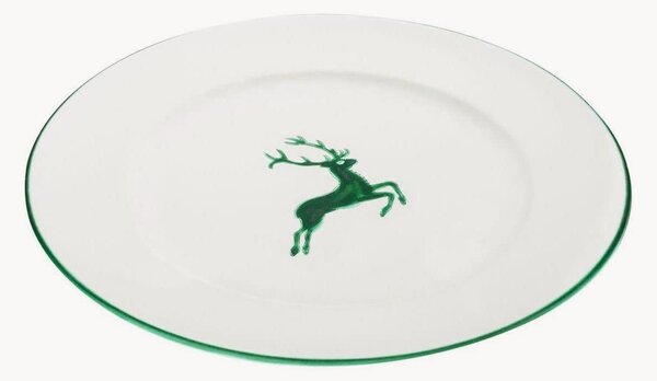 Piatto piano fatto a mano Grüner Hirsch