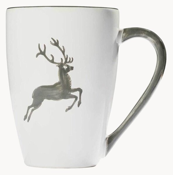 Tazza da colazione fatta a mano Grauer Hirsch