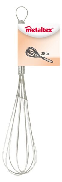 Frusta francese in acciaio inox, lunghezza 20 cm - Metaltex