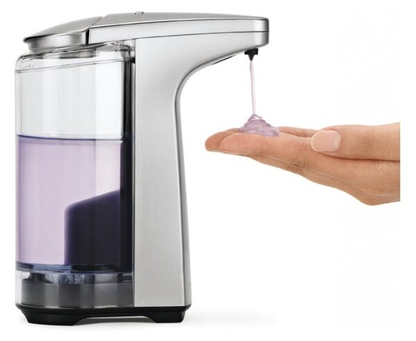 Dispenser automatico di sapone in metallo grigio 237 ml - simplehuman