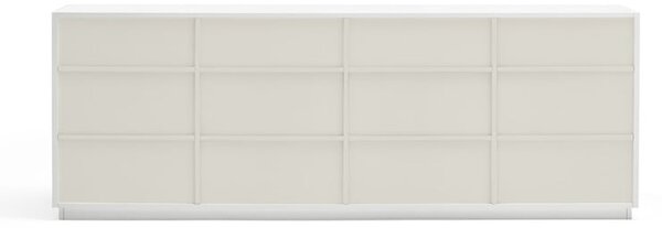 Cassettiera bianca , larghezza 200 cm Doric - Teulat