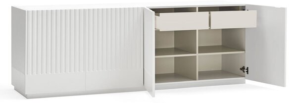 Cassettiera bianca , larghezza 200 cm Doric - Teulat
