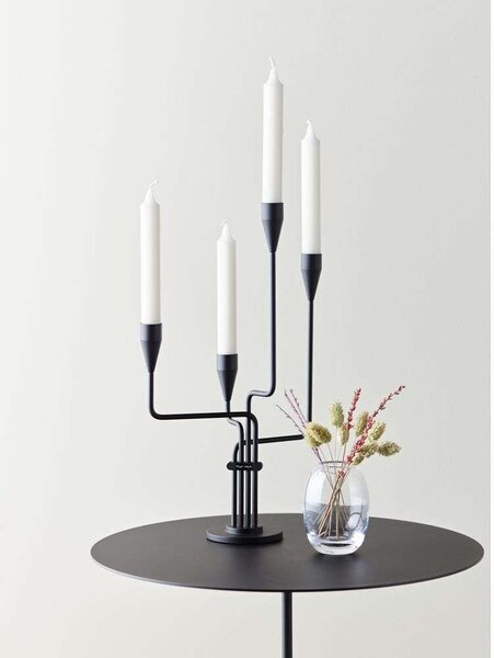 Piet Hein - Sydkorset Candle Holder Black Piet Hein