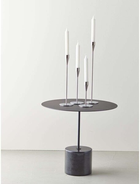 Piet Hein - Saturn Candle Holder H36 Stainless Steel Piet Hein