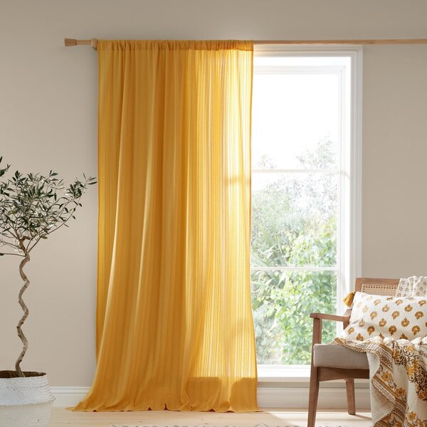 Tenda gialla 140x183 cm Zofia Broderie Anglaise - Pineapple Elephant
