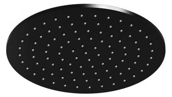 Steinberg 100 - Soffione doccia, diametro 250 mm, nero opaco 100 1686 S