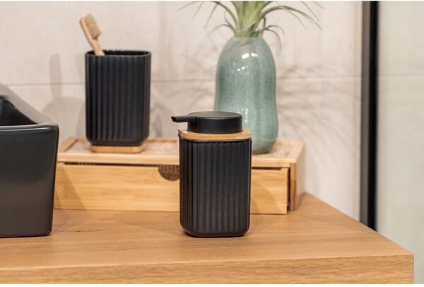 Tazza nera per spazzolini da denti Rotello - Wenko