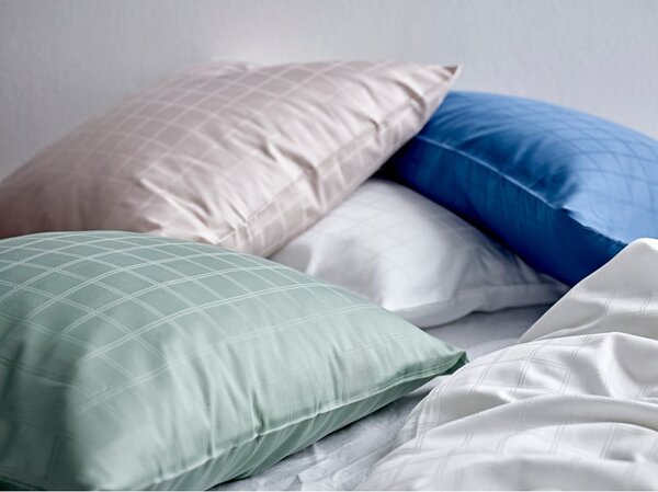 Biancheria da letto damascata verde chiaro per letto singolo 140x200 cm Clear - Södahl