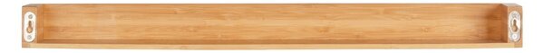 Mensola da parete in bambù Dark, larghezza 60 cm Bambusa - Wenko