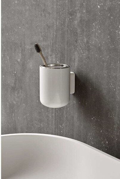 Audo Copenhagen - Toothbrush Holder Porta-spazzolino Holder Muro White Audo Copenhagen