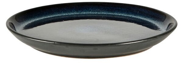 Piatto da dolce nero/blu in gres ø 17 cm Gastro Dark Blue/Black – Bitz