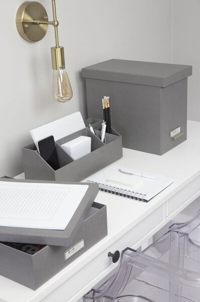 Organizer in cartone per la cancelleria Elisa - Bigso Box of Sweden