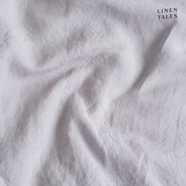 Lenzuola di lino grigio chiaro per letto singolo 135x200 cm Light Grey - Linen Tales