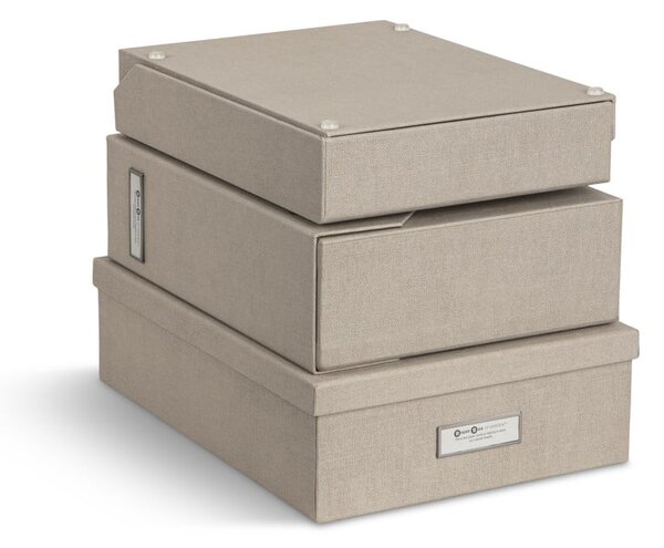 Organizzatori di documenti in cartone in set da 5 Holger - Bigso Box of Sweden