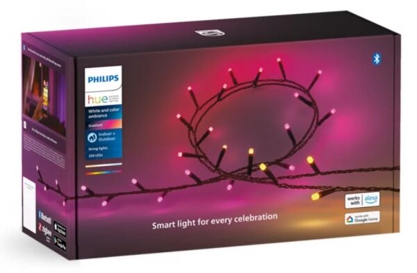 Philips-LED RGBW Catena dimmerabile per esterni HUE WACA 250xLED 24,4 m IP54