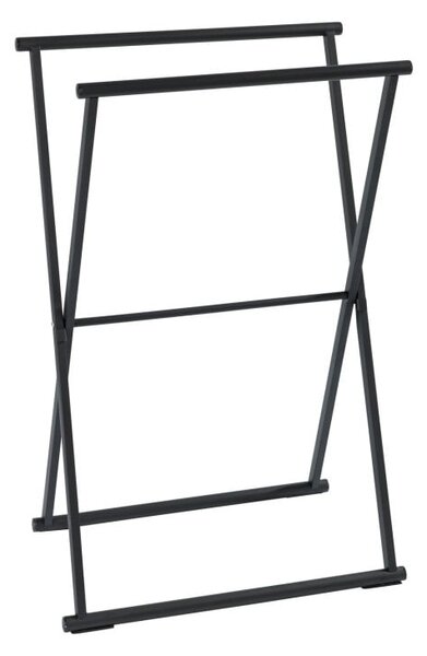 Porta asciugamani pieghevole nero Lava - Wenko