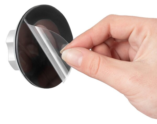 Set di ganci senza foratura argentati in plastica 4 pz Bestlock – Compactor