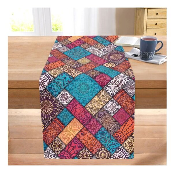 Runner 40x130 cm Mandala Tiles – Mila Home