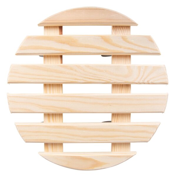Supporto rotante per vaso in legno ø 29 cm (altezza totale 8 cm) Indoor & Outdoor – Esschert Design