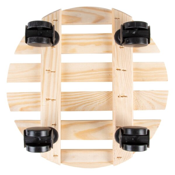 Supporto rotante per vaso in legno ø 29 cm (altezza totale 8 cm) Indoor & Outdoor – Esschert Design