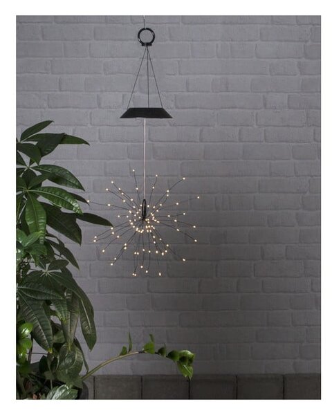 Lampada a sospensione solare a LED per esterni con LED bianchi, altezza 50 cm Firework - Star Trading