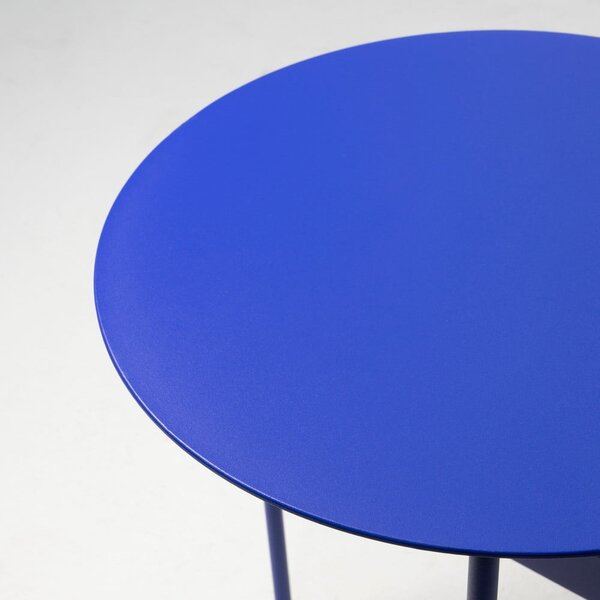 Tavolino rotondo in metallo ø 45 cm Mira – Spinder Design