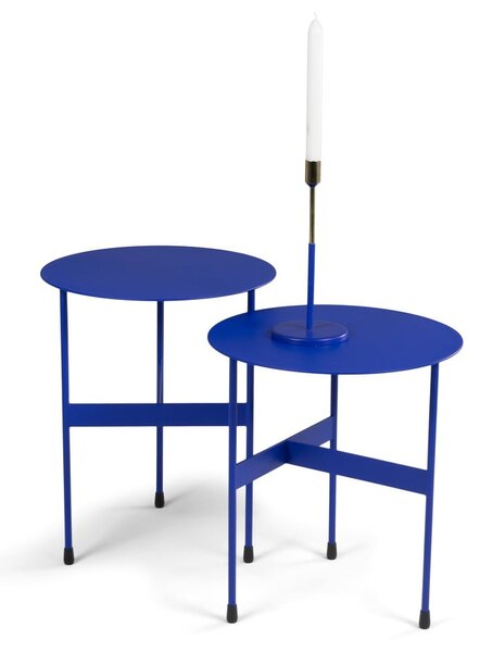 Tavolino rotondo in metallo ø 45 cm Mira – Spinder Design