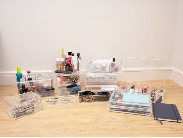 Organizer da bagno in plastica per cosmetici – Addis